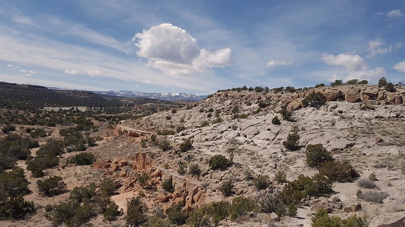 Tsankawi Ruins Trail in Santa Fe, New Mexico